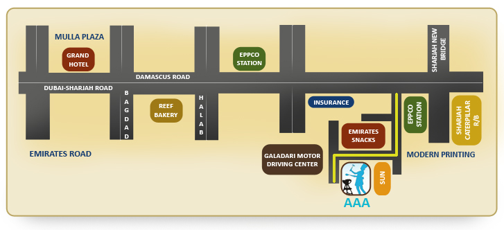 Ahmed al Ali Location Map